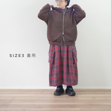 2色＊ユニセックス＊LA MOND-ラモンド-DOUBLE AIR KNIT UP HOODIE LM-C-218