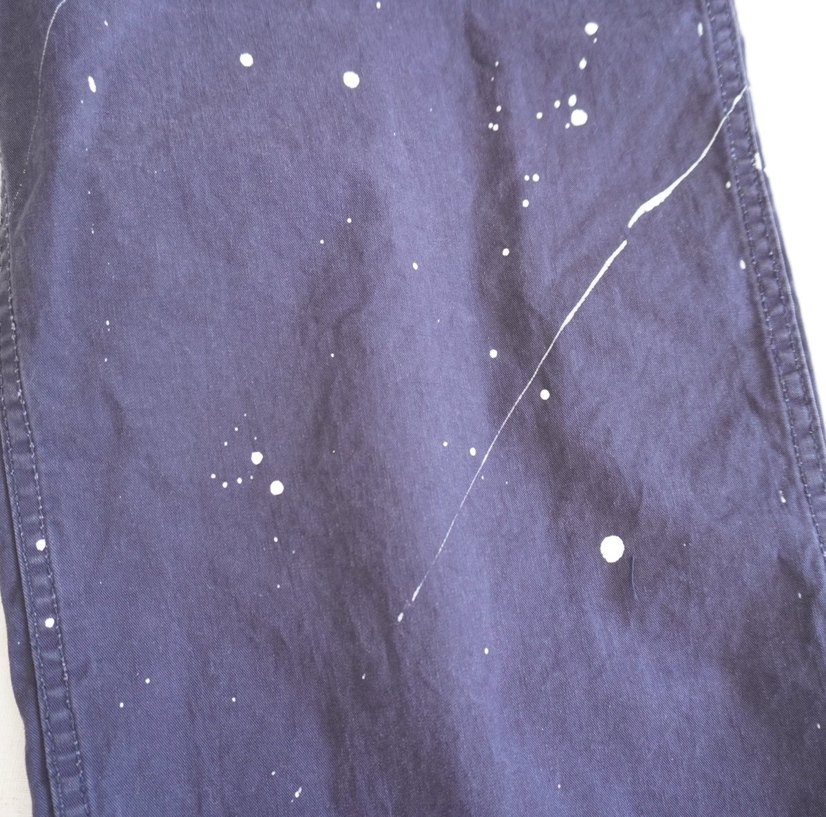 ユニセックス＊MASTER&Co＊マスターアンドコーPAINT CUT OFF TROUSER