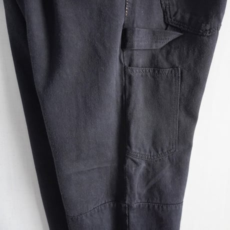 ＊ユニセックス＊YOUSED-ユーズド-DOUBLE BLACK PAINTER PANTS ブラック2度染めペインターパンツ