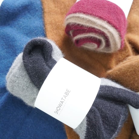 3色goods＊SHOWATABE-ショーワタベ- Knitted Scarf | Bicolor（バイカラー ニッテッドスカーフ）