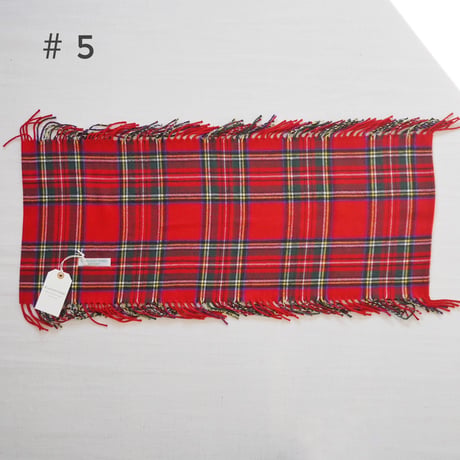 3色goods＊ ISLAND KNIT WORKS-アイランドニットワークス-チェック柄＆無地 フリンジスヌード