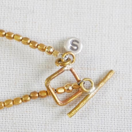 SLOWHANDS-スローハンズ-ネックレス　necklace beads with pearl
