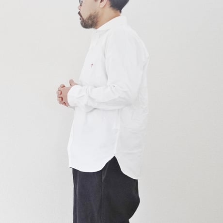 ユニセックス ARVOR MAREE-アルボマレー-SAILOR COLLAR L/S SHIRT OXFORD セーラーカラーシャツ