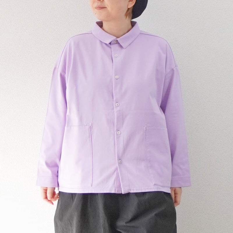 3*8様 Blackbird スリーブレスシャツ　紫　サイズ1 3*8様 Blackbird スリーブレスシャツ 紫 サイズ1 3*8様 Blackbird