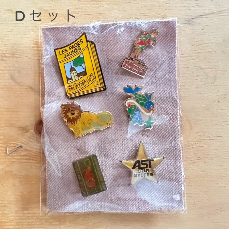 Vintage] ヨーロッパヴィンテージ ピンバッチ ピンズ セット | 城下町