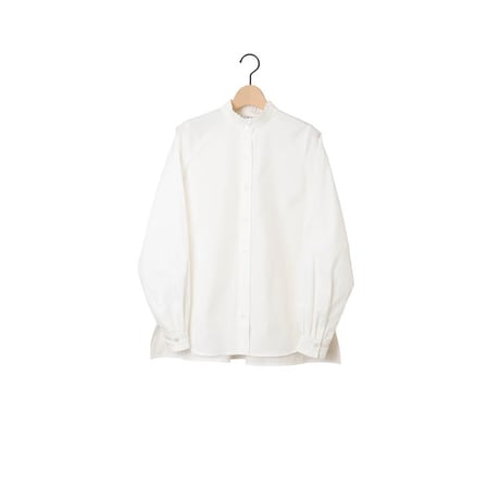 ２色＊レディース＊amne-アンヌ-BROAD frilled blouse / amn-SH-049 /ホワイト、ネイビー