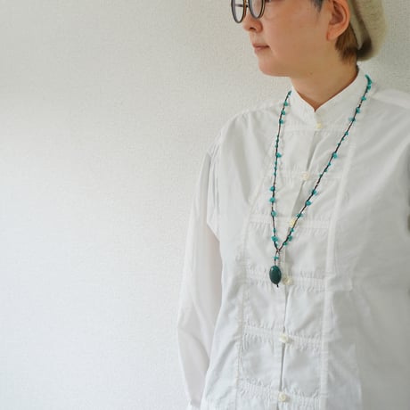 3色SLOWHANDS-スローハンズ-stone necklace