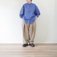 2色ユニセックス＊結 -yui-（ゆい）WIDE TUCK EASY TROUSERS（ワイド タック イージー トラウザー/YWTEP-010)