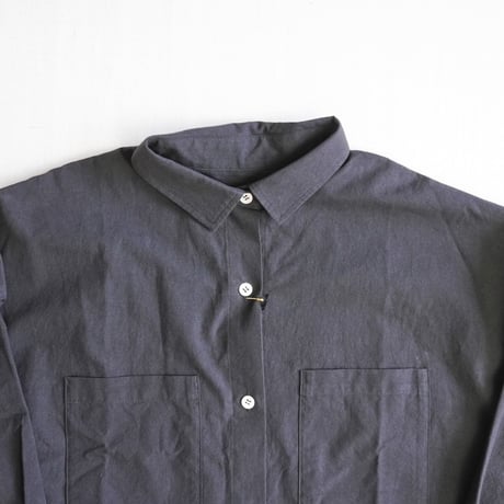 2色＊レディース＊Linen ya-リネンヤ-スモールカラーブラウス