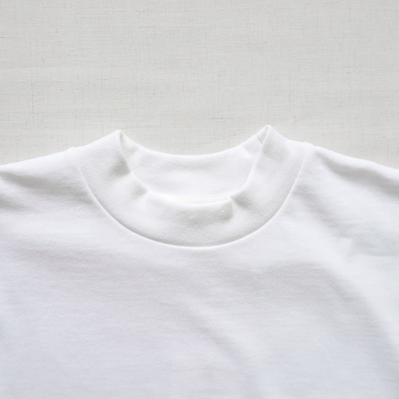 2色＊ユニセックス＊LA MOND-ラモンド-DRAWST MOCK NECK COTTON