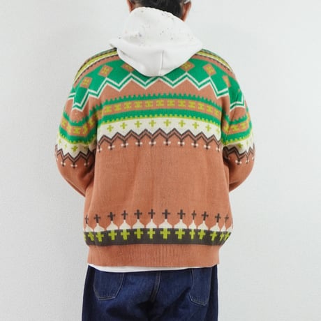 ユニセックス＊Nasngwam-ナスングワム-YUPIC CARDIGAN/ベージュ
