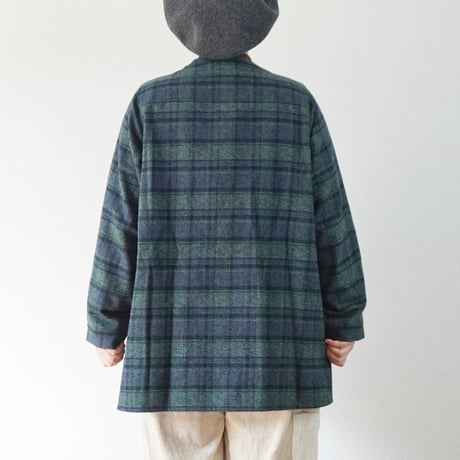 ＊ASCOT-アスコット-3つ杢チェック ルルンボトルネックジャケット