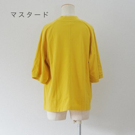 2色＊ユニセックス＊TIGRE BROCANTE-ティグルブロカンテ-40/2モダン天竺クアトロ半袖T