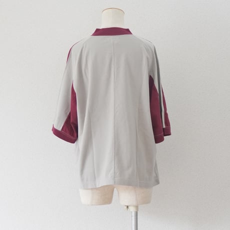 ＊ユニセックス＊TIGRE BROCANTE-ティグルブロカンテ-40/2モダン天竺クアトロ半袖T /エンジ