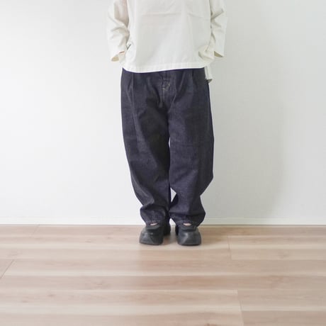 ＊ユニセックス＊Brocante-ブロカント-12ozリングデニム アンプリッセパンツ/インディゴ