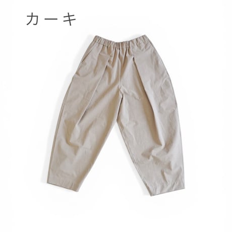 2色ユニセックス＊結 -yui-（ゆい）WIDE TUCK EASY TROUSERS（ワイド タック イージー トラウザー/YWTEP-010)