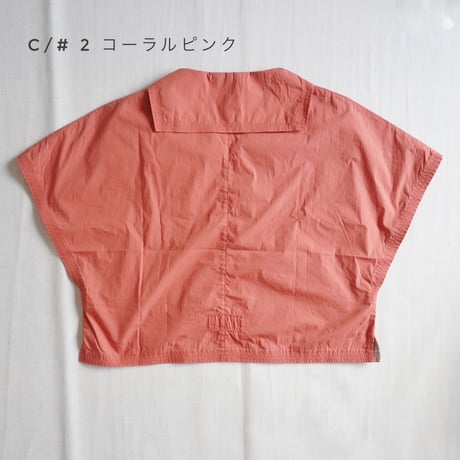 ３色レディース＊快晴堂-ステッチ沢山セーラーシャツベスト 3シーズン着られるタイプライター 52S-13