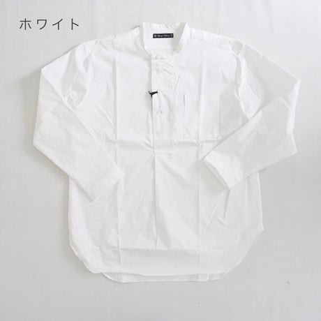 全2色＊ユニセックス＊Audience-オーディエンス-コットンツイルダンプ エアタンブラー バンドカラー コックシャツ