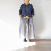 ＊レディース＊TIGRE BROCANTE-ティグルブロカンテ-ヒッコリーマキシギャザースカート