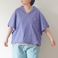 ３色レディース＊快晴堂-ステッチ沢山セーラーシャツベスト 3シーズン着られるタイプライター 52S-13