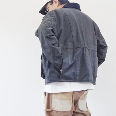 ＊ユニセックス＊YOUSED-ユーズド-LEATHER CLASSIC WARDEN JKT