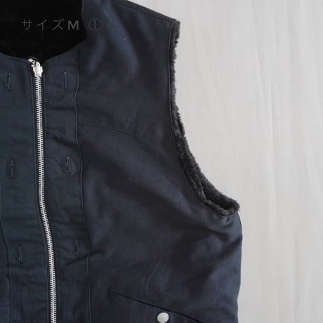 ユニセックス＊Nasngwam-ナスングワム-POLER VEST/ブラック