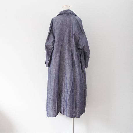 ＊レディース＊Linenya-リネンヤ-コットンリネン ショールカラーガウンコート