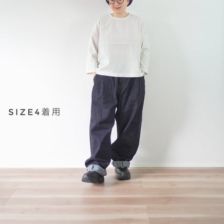 ＊ユニセックス＊Brocante-ブロカント-12ozリングデニム アンプリッセパンツ/インディゴ