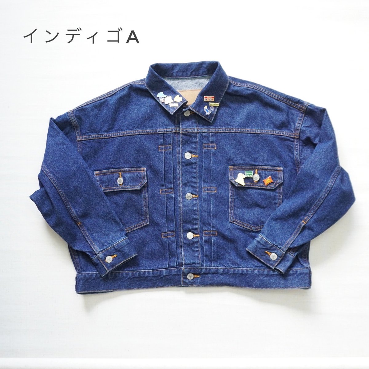新品 タグ付き ichi イチ 定価2.4万 デニムジャケット 2色＊レディース＊ichi-イチ-ショート デニムジャケット 2nd TYPE with