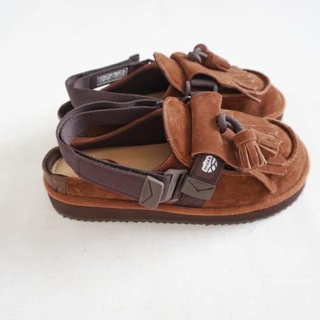 再入荷2色＊ユニセックス＊SHAKA-シャカ-SK-296 SHAKA 2way キルトタッセル ミュール サンダル MOC MULE TASSEL SUEDE /ブラック、マロン