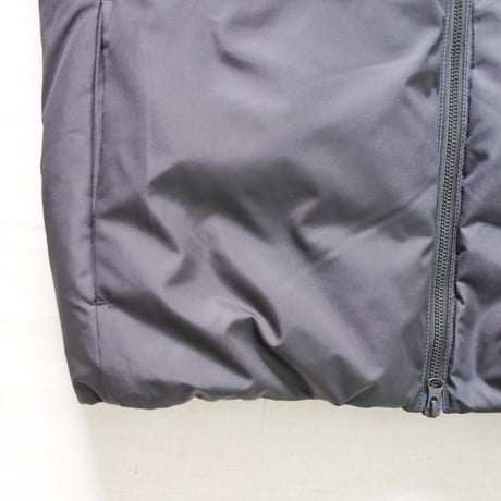 ＊ユニセックス＊LA MOND-ラモンド-STAND CURVY QUILT DOWN VEST LM-O-133/ブラック