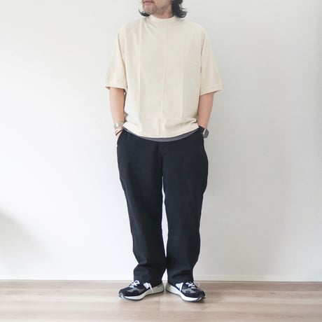 2色＊ユニセックス＊TIGRE BROCANTE-ティグルブロカン-11.5オンスデニム バックポケットカーゴパンツ/フェード、ブラック