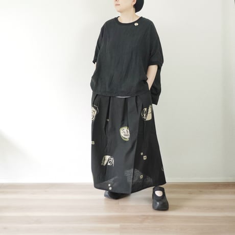 2色＊ASCOT-アスコット-織部柄タックスカート