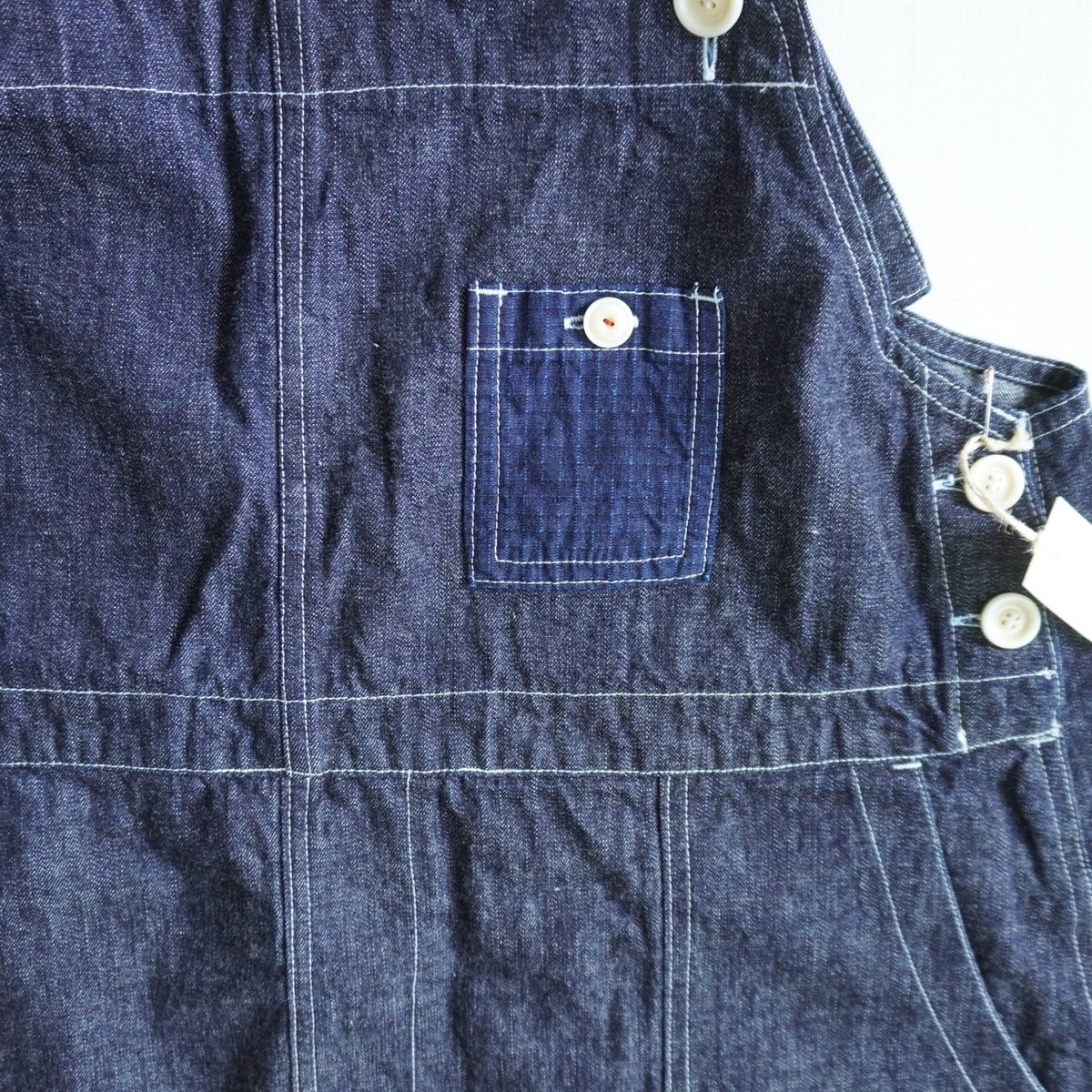 快晴堂デニムオーバースカート 楽天市場】快晴堂 カイセイドウ マルチデニムのパッチワーク2／2