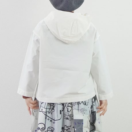 2色＊レディース＊TIGRE BROCANTE-ティグルブロカンテ-C/Nライトグログラン FoldUpフードシャツ（プルオーバー）