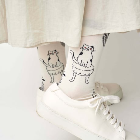 レディース＊from F-フロムエフ miau tuoli ja minä／椅子とわたし　クルー丈ソックス