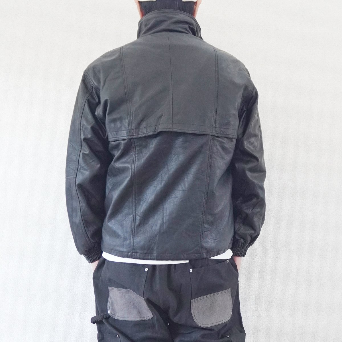 ユニセックス＊YOUSED-ユーズド-RETRO BAGGIES LEATHER JKT |