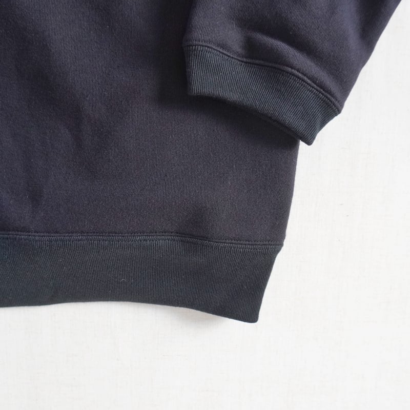ユニセックス*LA MOND-ラモンド-HALF ZIP SWEAT LM-C-199/ブラ ユニセックス*LA MOND-ラモンド-HALF ZIP SWEAT LM-C-199/ブラ