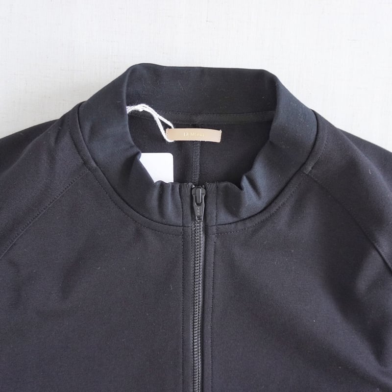 ユニセックス＊LA MOND-ラモンド-STAND NECK SILKY BLOUSON/L