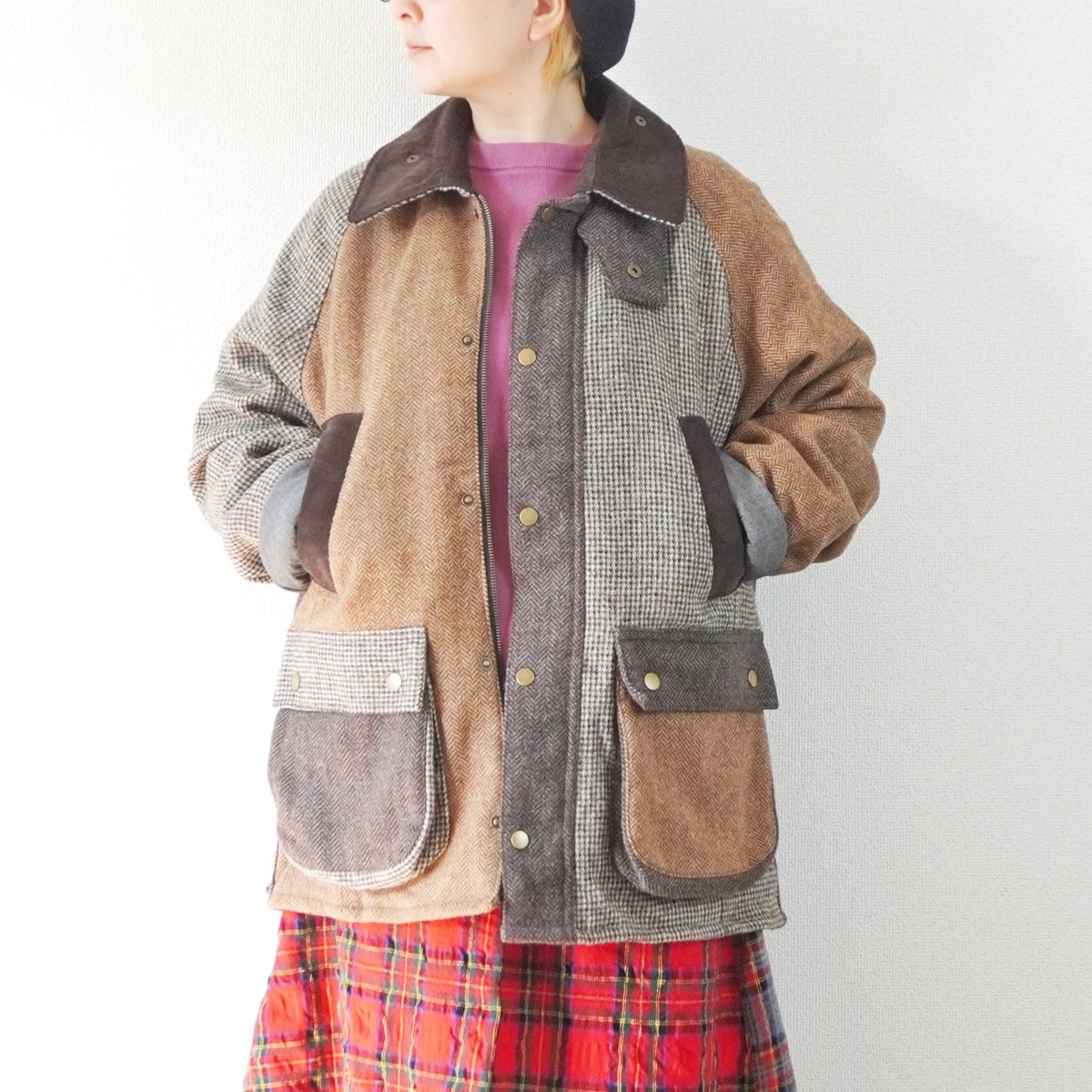 ユニセックス＊YOUSED-ユーズド-HARRIS COUNTRY JACKET ハリスツイ