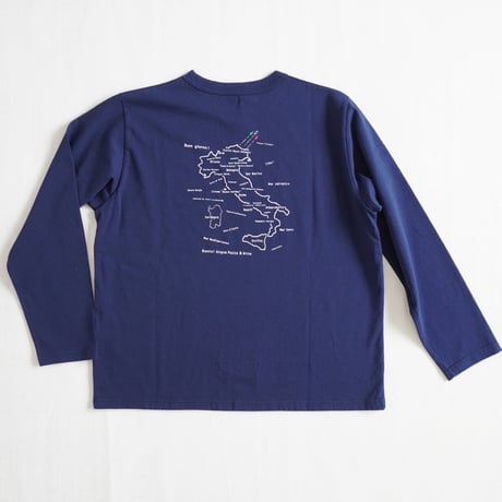 レディース＊快晴堂-長袖UNI Tシャツ COMFORT FIT 3+/ツール・ド・ヨーロッパ B柄イタリア 51C-105