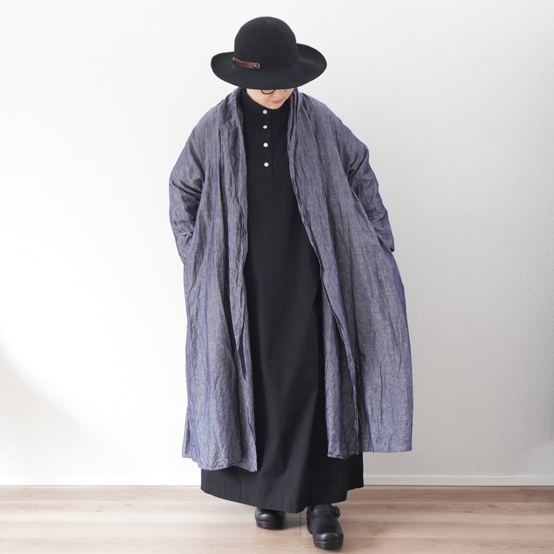 レディース*Linen ya-リネンヤ-コットンリネン ショールカラー レディース*Linen ya-リネンヤ-コットンリネン ショールカラー