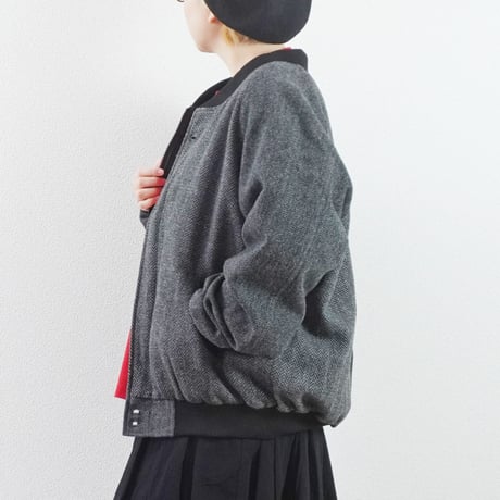 ＊ユニセックス＊YOUSED-ユーズド-HARRIS DERBY JACKET ハリスツイード ダービージャケット SIZE1 B柄