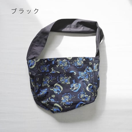 2色＊GOODS＊TIGRE BROCANTE-ティグルブロカンテ-風神雷神グログラン メッセンジャーバッグ