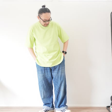 2色＊ユニセックス＊amne-アンヌ-JERSEY round hem tee / amn-CS-077