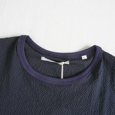 再々入荷＊ユニセックス＊CATTA-カッタ-AMERICAN CREW NECK PKT T-SHIRT AIR COTTON SUCKER / ブラック
