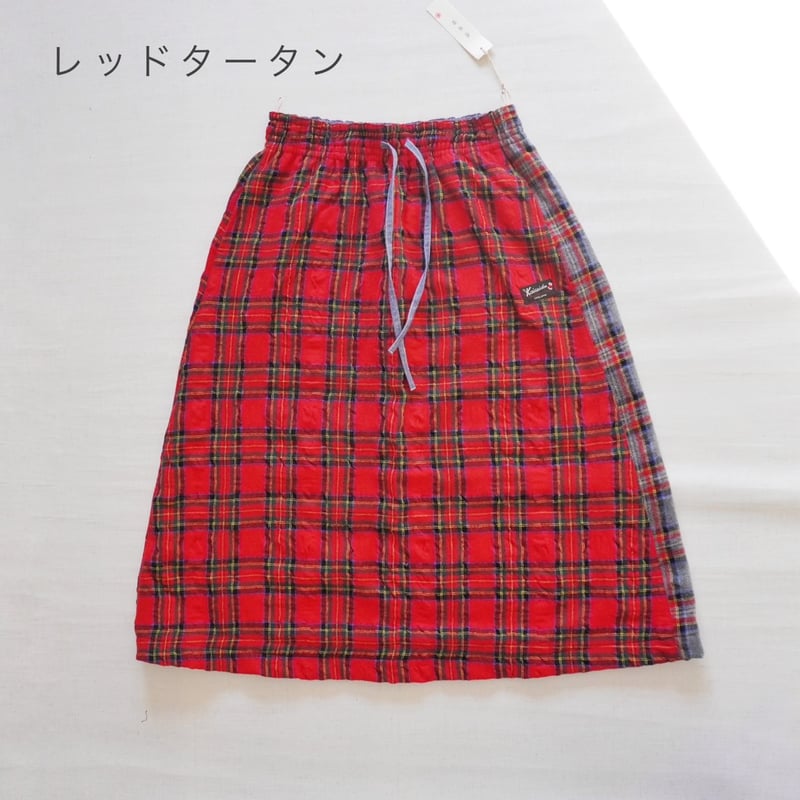 2色レディース＊快晴堂-後ろポケスカート タータンフォーエバー（53SK