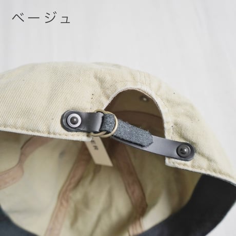 2色goods＊HIGHER-ハイヤー-CHINO × OXFORD BRIM FADED CAP