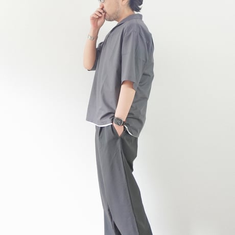 ＊ユニセックス＊LA MOND-ラモンド-LAWN SKIPPER SHIRTS /LM-S-101-LWN