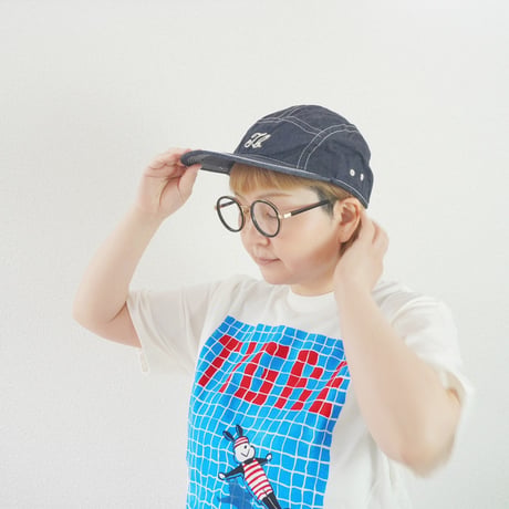 ＊ユニセックス＊TIGRE BROCANTE-ティグルブロカンテ-10.5ozフラットデニム＆ コットンナイロンリップ ランニングハット